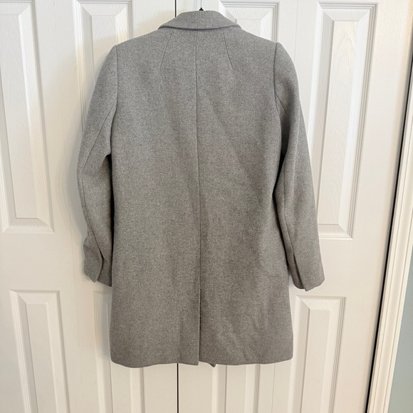 Zara Gray Pea Coat - Picture 4 of 6